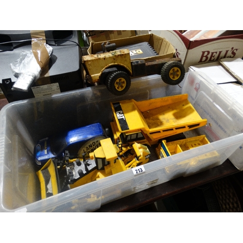 213 - A Box Of Vintage Toys