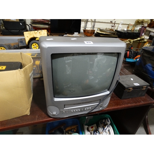 217 - A TV/Video Combi With Remote Control