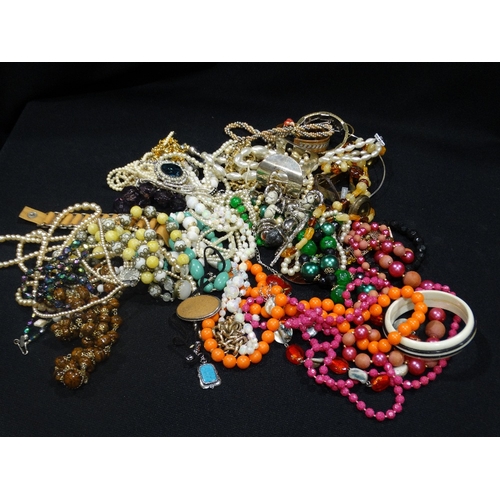 42 - A Box Of Costume Jewellery