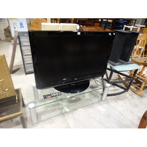 447 - An LG Flat Screen Television & Stand, 42