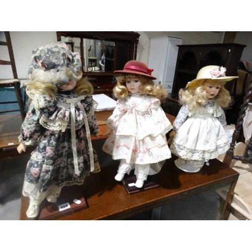 458 - Three Collectors Dolls