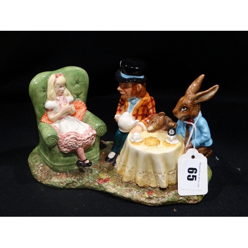 65 - A Beswick Mad Hatters Tea Party Group