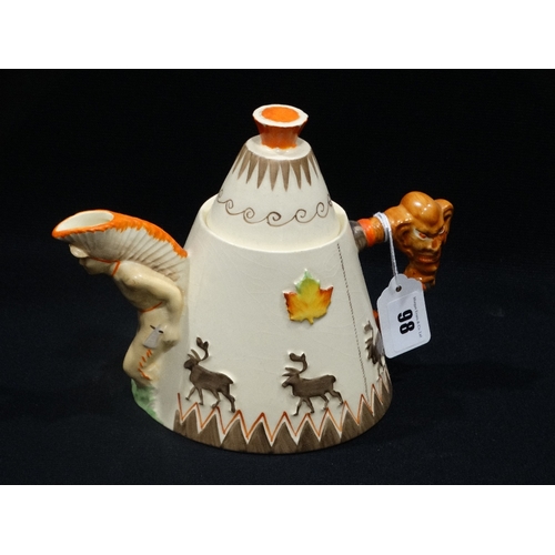 98 - A Clarice Cliff Newport Pottery 