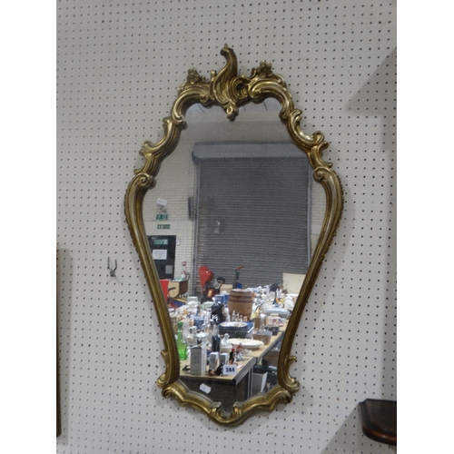 384 - A Gilt Framed Wall Mirror