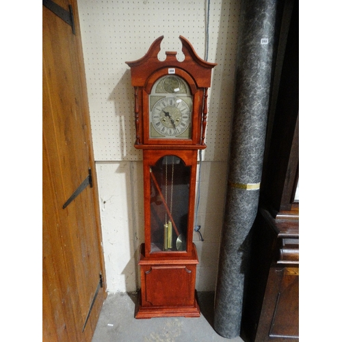 394 - A Reproduction Grandmother Clock