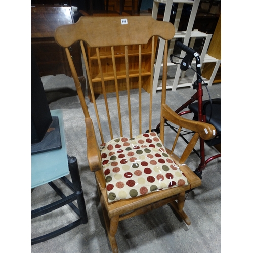 449 - A Spindle Back Rocking Chair