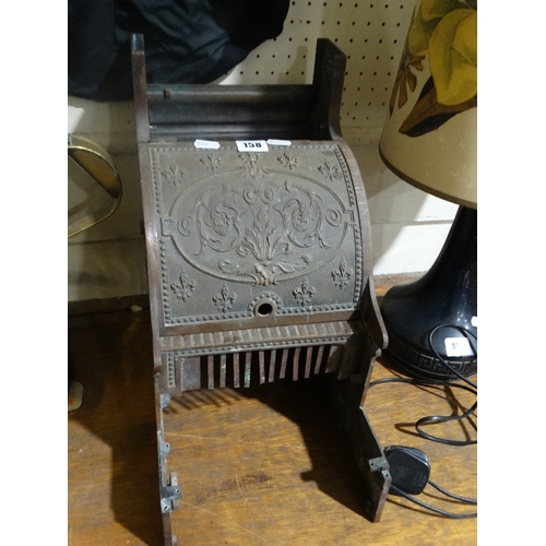 158 - An Early 20th Century Brass Cash Register Frame