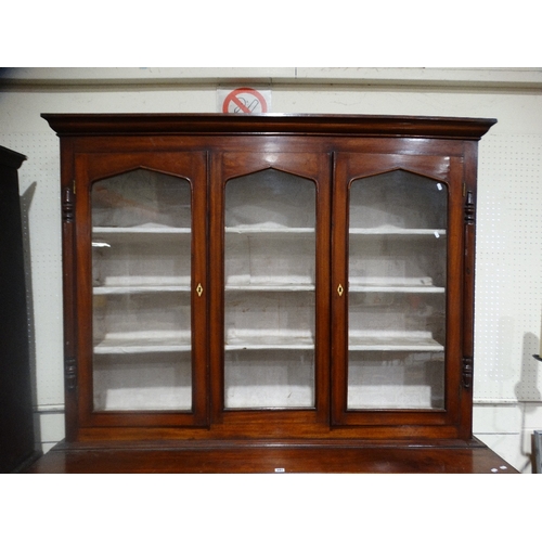 158 - An Early 20th Century Brass Cash Register Frame