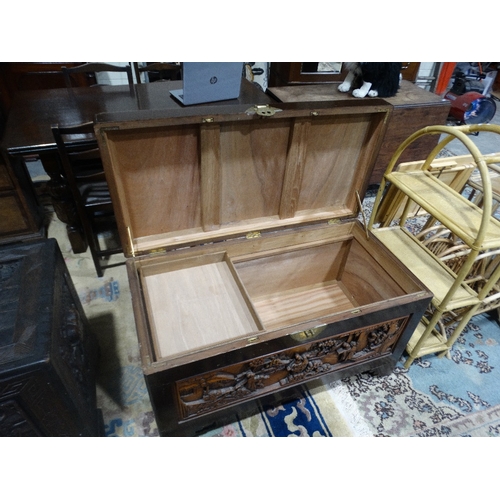 410 - An Early 20th Century Camphor Wood Chest