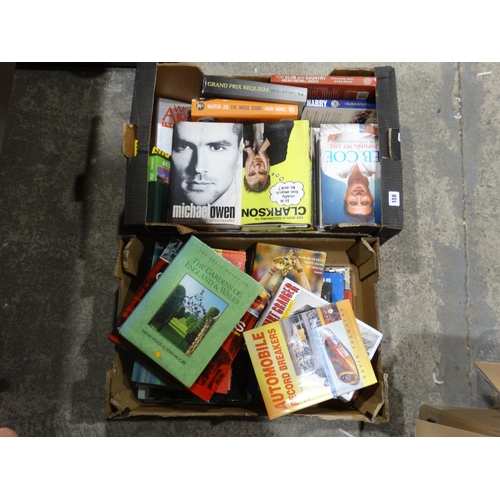 138 - Two Boxes Of Sporting Related Books