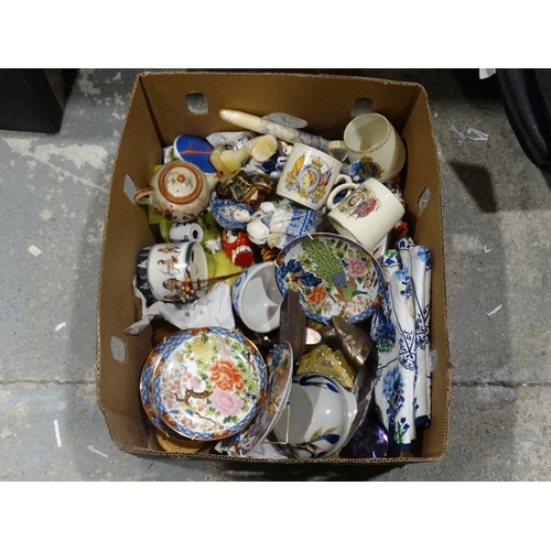 171 - A Box Of Mixed Pottery