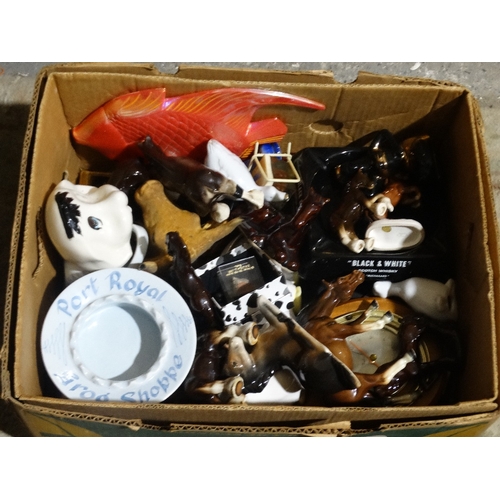 227 - A Box Of Mixed Pottery