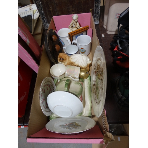 245 - A Box Of Nixed Pottery & China