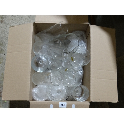 248 - A Box Of Drinking Glassware