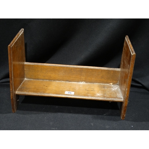 36 - An Edwardian Oak Bookstand