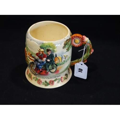 10 - A Crown Devon Musical Tankard Playing 