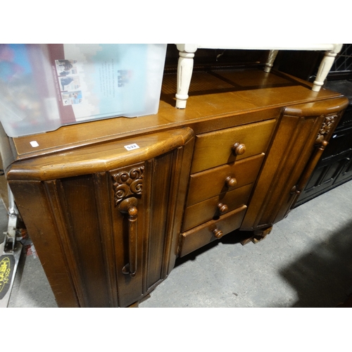 533 - An Early 20th Century Polished Oak Dining Room Sideboard