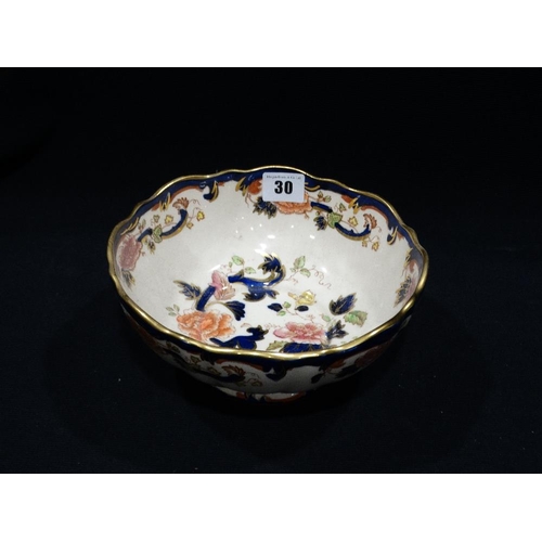 30 - A Masons Ironstone Mandalay Pattern Circular Fruit Bowl