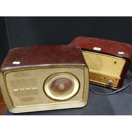 34 - Two Vintage Bakelite Encased Radios