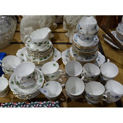 55 - Two Floral Decorated China Tea Sets