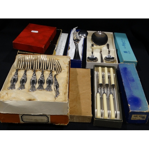 19 - A Qty Of Boxed Mixed Cutlery