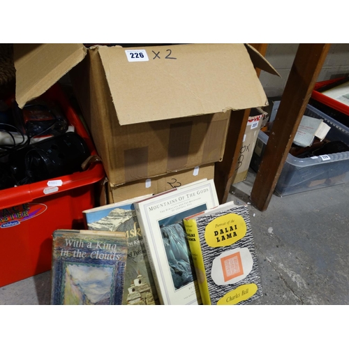 226 - Two Boxes Of Books