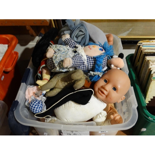 102 - A Box Of Dolls Etc