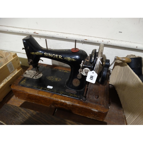 107 - A Singer Sewing Machine