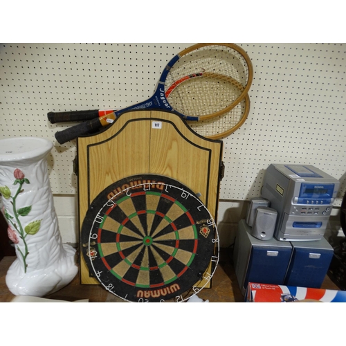 117 - Two Dartboards Etc