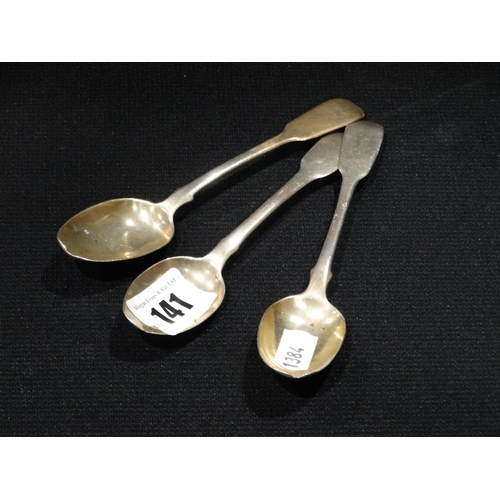 141 - Three Silver Spoons