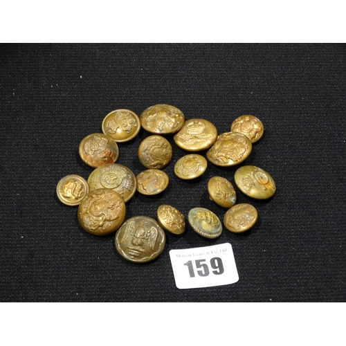 159 - A Bag Of Mixed Militaria Buttons