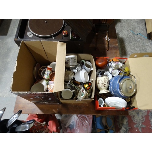 269 - Three Boxes Of Various China