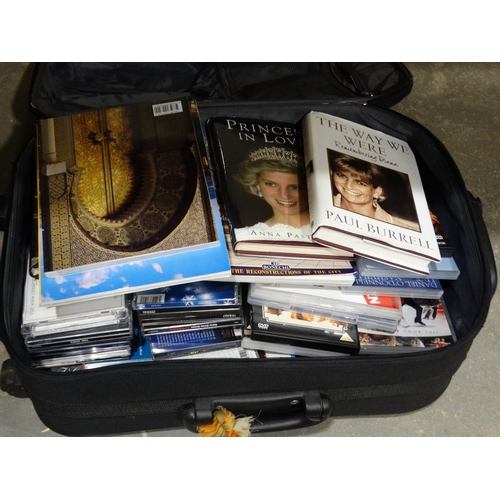 274 - A Suitcase Of DVDs, CDs Etc