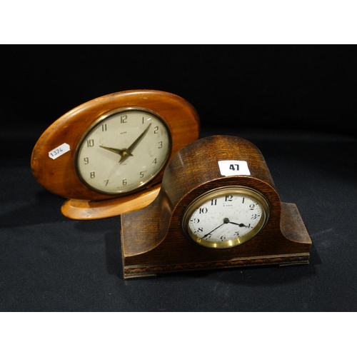 47 - Two Mantel Clocks