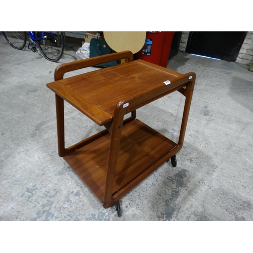 379 - A Mid Century Teak Serving Trolley By Sika Mobler