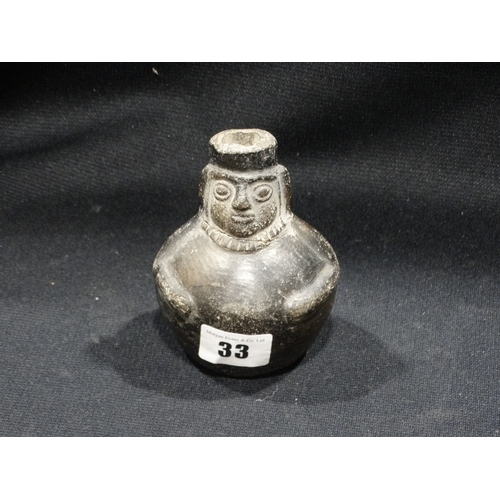 33 - An Inca/Andean Figural Jug (Lacking Handle) 4