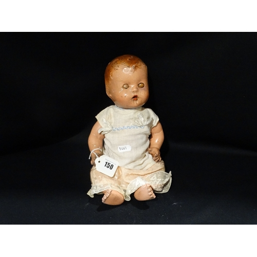 150 - A Mid 20thc English Made Baby Doll