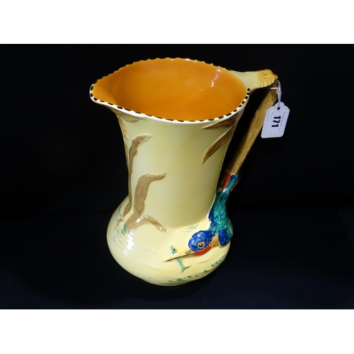 171 - A Burleigh Ware Art Deco Kingfisher Milk Jug, 10