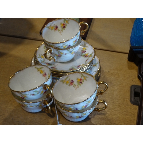 185 - A Qty Of Edwardian Floral Garland Decorated Tea Ware