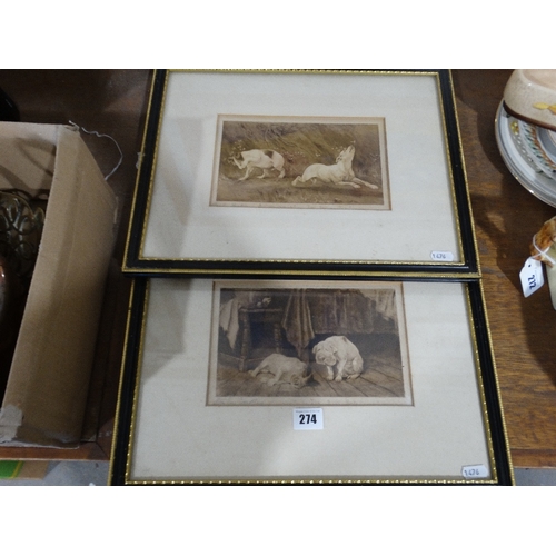 274 - Stanley Berkeley, A Pair Of Signed Engravings, Titled 