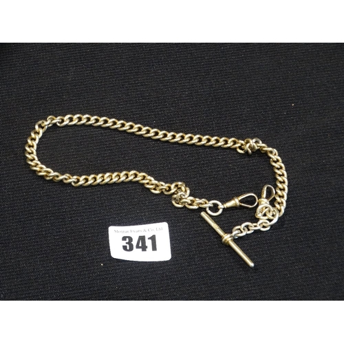 341 - A Silver Gilt Watch Chain