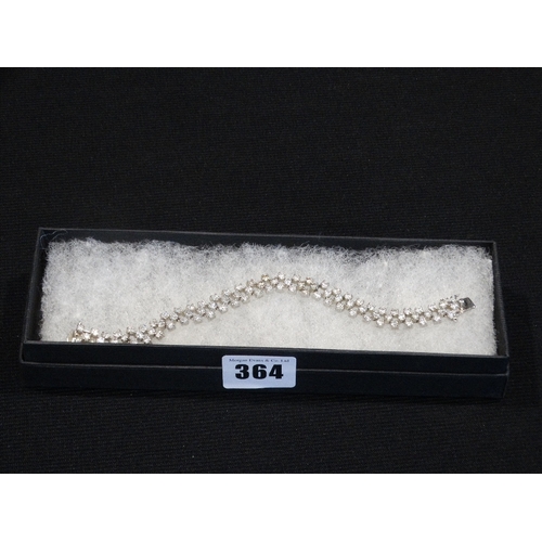 364 - A Silver Multi Stone Bracelet