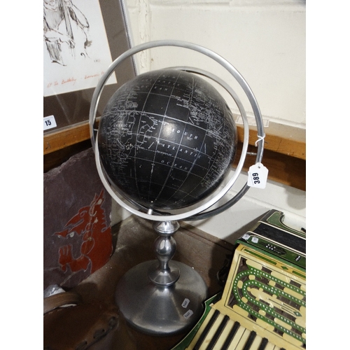 389 - A Modern Table Globe