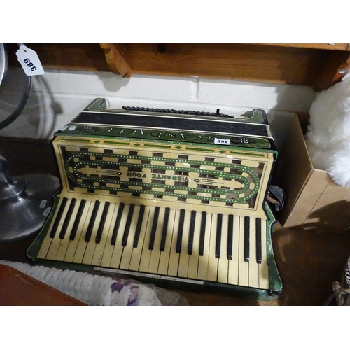 391 - A Mid Century Scandalli Mother Of Pearl Effect Accordion