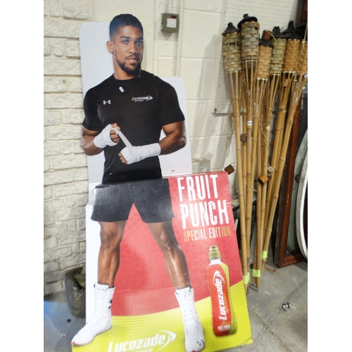 613 - A Cardboard Cut-Out Of Anthony Joshua
