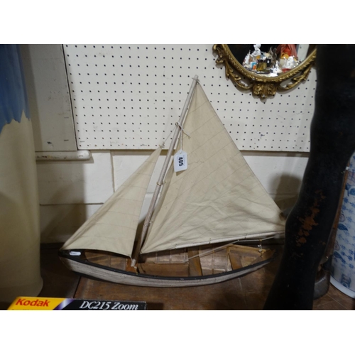 405 - A Late 19thc Scale Model Of A Whaler/ Fishing Boat