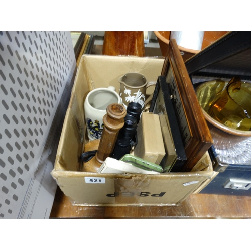 421 - A Box Of Various Collectables