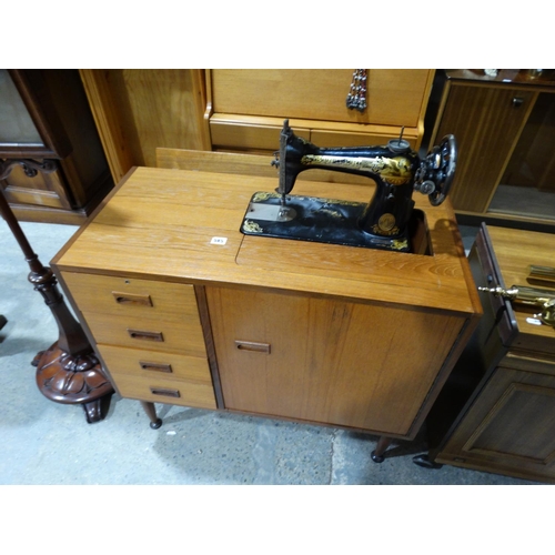 512 - A Mid Century Sewing Machine Cabinet