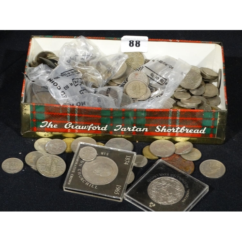 88 - A Tin Box Of Coinage