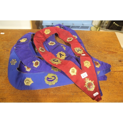 six-royal-order-of-buffaloes-ceremonial-sashes